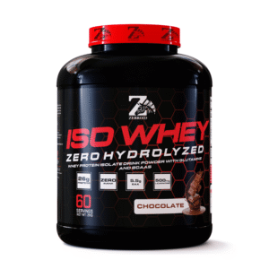 Zebroid ISO Whey Zero Hydrolyzed Protein – Premium Fast-Absorbing Muscle Recovery Formula (Flavor- Chocolate)