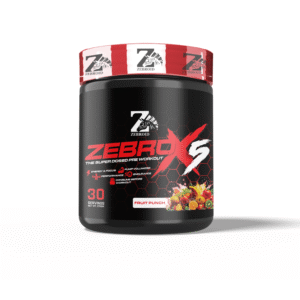 Zebroid Pre-Workout – Unleash Hybrid Energy, Focus & Power | Weight- 270 Gram | Flavor- Fruit Punch