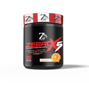Zebroid Pre-Workout – Unleash Hybrid Energy, Focus & Power | Weight- 270 Gram | Flavor- Orange